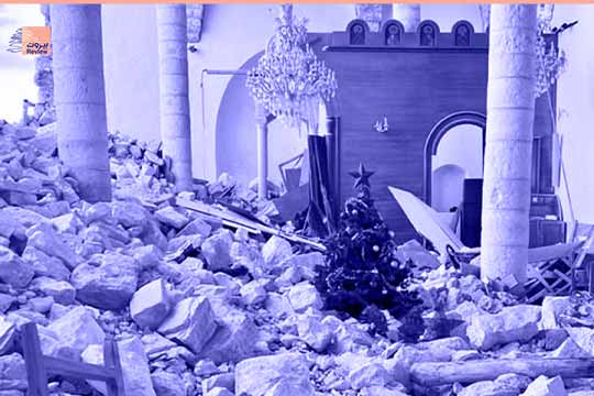 مع قدوم الميلاد.. كنائس جنوبية انتهكها العدوان الإسرائيلي